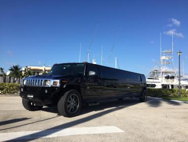 Palm Beach Black Hummer Limo 